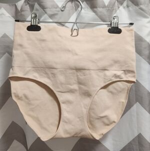 SPANX Nude Beige High-Waist Shaping Briefs